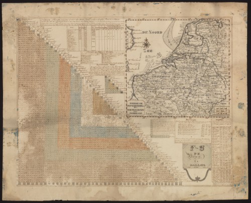 Nieuwe en nauwkeurige Kaart der VII Provinciën van Nederland